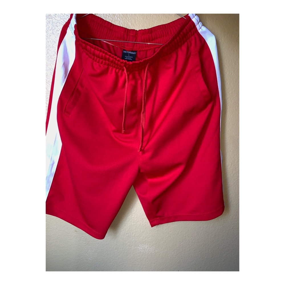 Red Track Short